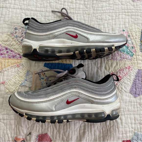 nike air max 97 og silver bullet size 7 men 8.5 women - Picture 3 of 5